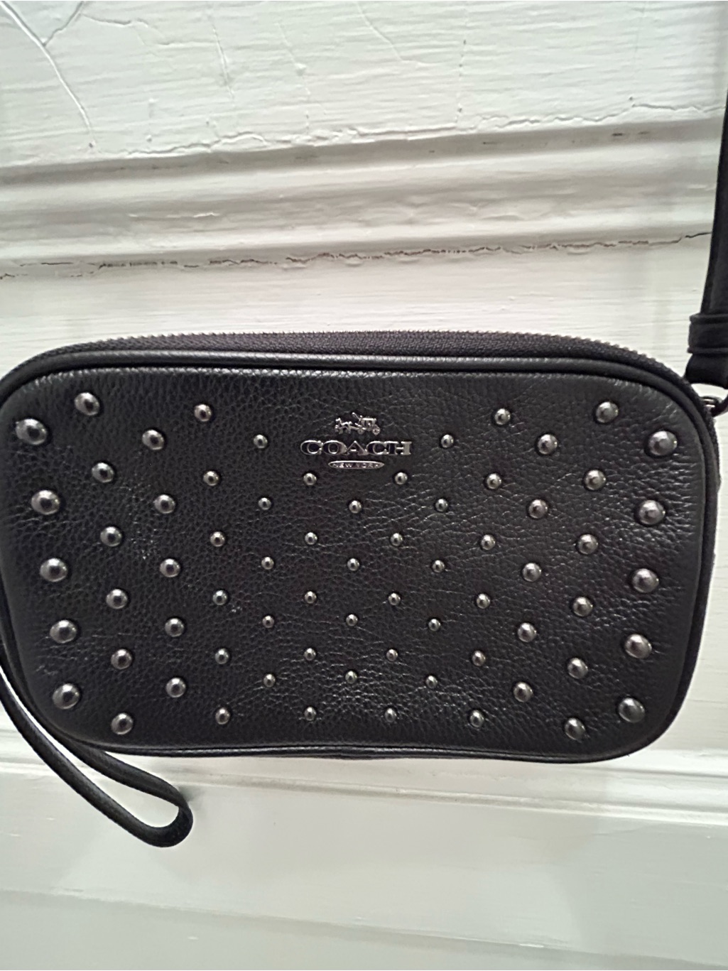 Coach Black Studded Crossbody Bag